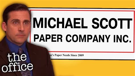 The WHOLE Michael Scott Paper Company Story The Office US YouTube