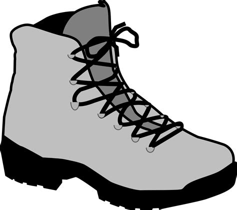 Hiking Boot Clip Art Cartoon Shoes Png Download 19201705 Free