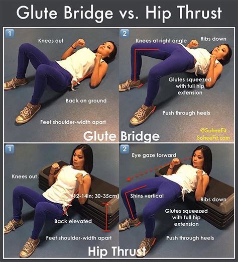 📍glute Bridge Vs Hip Thrust📍 Have You Ever Wondered What