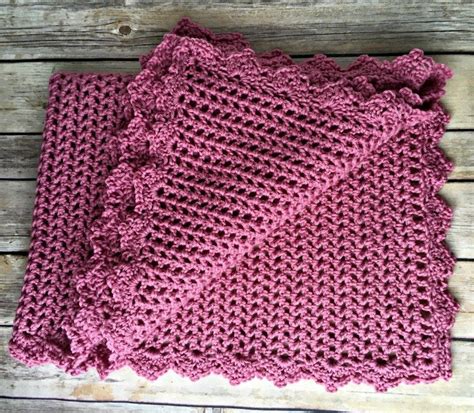 Pretty In Pink Heirloom Baby Blanket Free Crochet Pattern Love