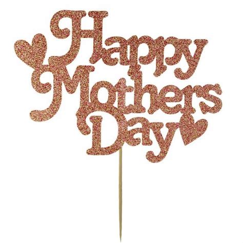 I made this cake for my mum's birthday which is just a few days before mother's day but this cake would be wonderful to celebrate mother's day too. Happy Mothers Day Cake Topper - Rose Gold by Cake Craft ...
