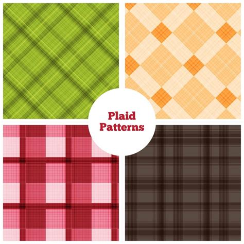 Free Vector Plaid Vector Patterns