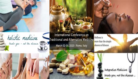 In malaysia, traditional and complementary medicine are classi ed into six major groups. International Conference on Traditional and Alternative ...