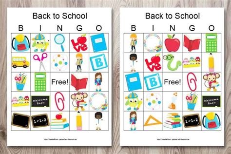 Free Printable Back To School Bingo Easy Icebreaker Activity The