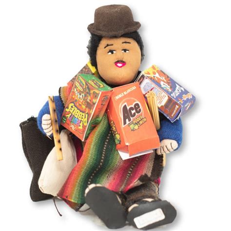 Handmade Authentic Bolivian Ekeko Doll Of Abundance And Good Fortune
