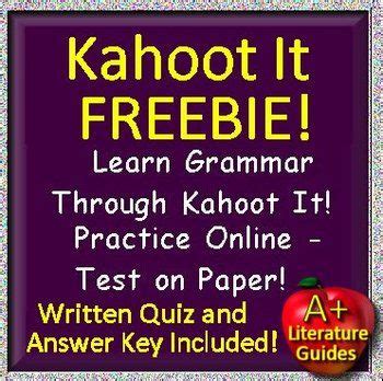 We did not find results for: This is a 40 question written grammar quiz and answer key. This pack also includes an online ...