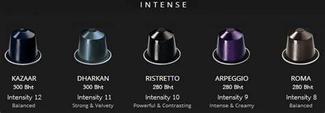 nespresso coffee capsules identification flavor color and type guide