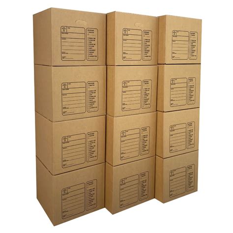 Uboxes 10 Premium Medium Moving Boxes 18x18x16 Cardboard Box