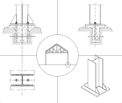 Steel Structure Details V6】★ Cad Files Dwg Files Plans And Details