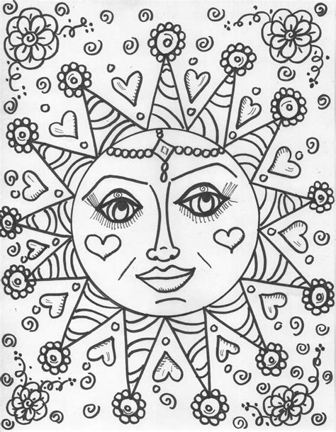 Cool Hippie Coloring Pages Coloring Home