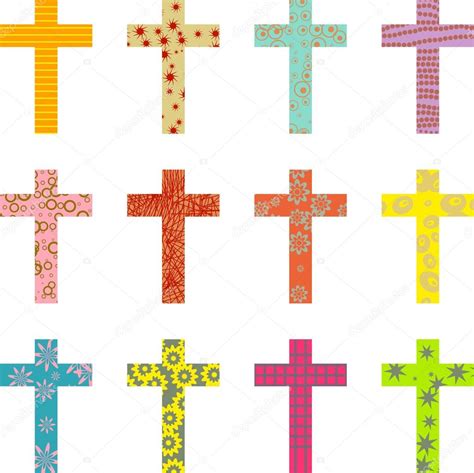 Christian Cross Symbols — Stock Vector © Prawny 64297975