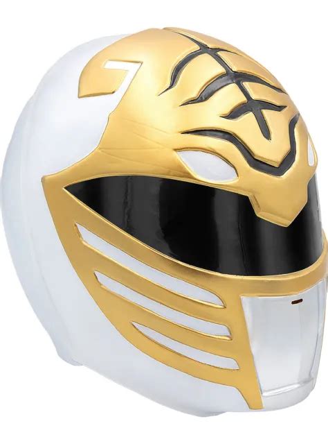 Mighty Morphin Power Rangers White Ranger Helmet Picclick Uk