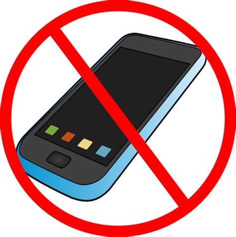 Phone Not Allowed Clipart Best