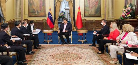 venezuela y china se reúnen por acuerdos de cooperación