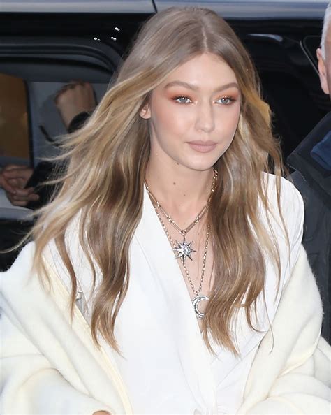 gigi hadid takes the season s most exciting makeup shade for a spin in new york city vogue