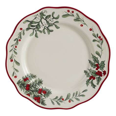 Better Homes And Gardens Heritage Christmas Dinner Plate 1098in Dia
