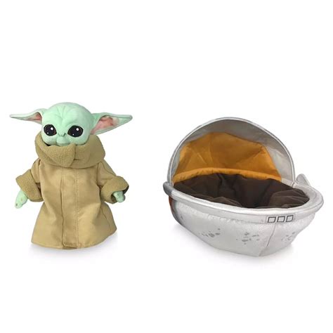Disney Store The Mandalorian The Child Baby Yoda Grogu In Hover Pram