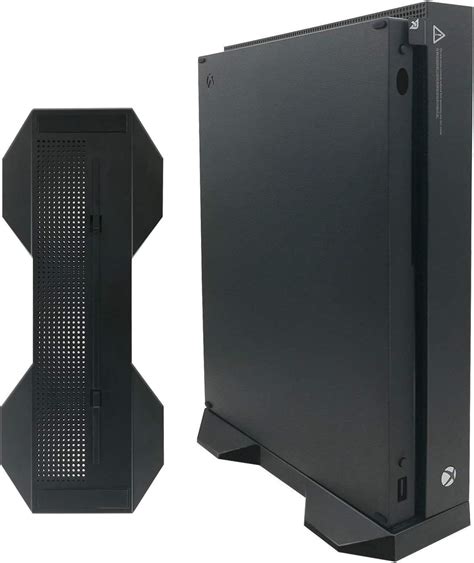 Lesb Xbox One X Stand Vertical Stand For Xbox One X Console Black