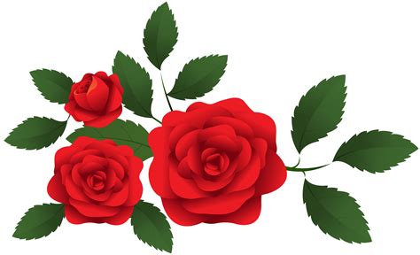 Red Rose Clip Art At Clker Rosa Vermelha Desenho Png Free The Best