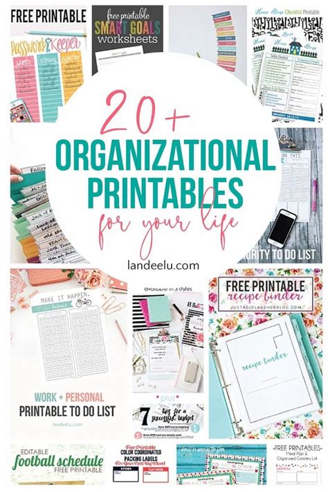 Organizational Printables In 2021 Organizational Printables Free