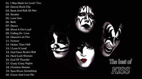 Kiss Greatest Hits Full Album Best Of Kiss Playlist Youtube