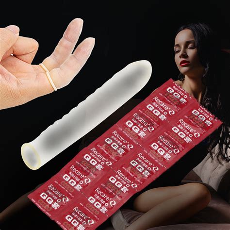 Finger Sleeve Condoms Adult Latex Ultra Thin Condoms For Women Lots 50