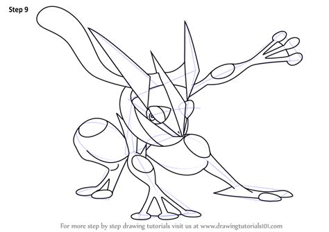 Pokemon 05 nel più grande archivio di disegni da colorare. How to Draw Greninja from Pokemon - DrawingTutorials101 ...