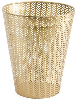 Keep your office or bedroom space clean and tidy with our range of waste paper bins. 12x14 Gold Chevron Metal Waste Bin. I want to decorate my ...