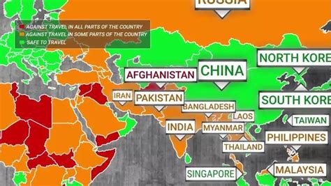 Nigeria On The Map Of The Most Dangerous Countries In The World See