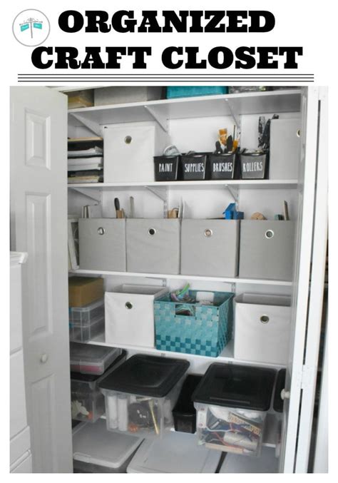 5 Steps For Craft Supply Closet Organization Across The Blvd Craft