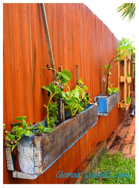 Vertical Herb Garden And Planter Box Glamour Coastal Living