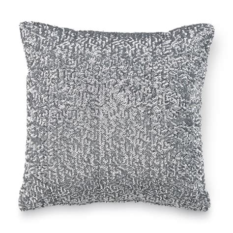 Jaclyn Smith Decorative Square Sequin Pillow Home Home Decor