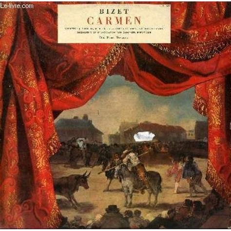 Disque Vinyle 33t Carmen Par Les Choeurs Du Conservatoire De Paris Et