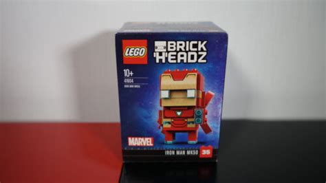 Set Lego Brickheadz Avengers 41604 Iron Man Mk50 Boîte N°35 Neuve Et