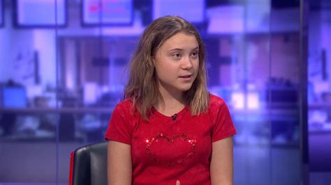 Greta Thunberg Interview World On Climate Precipice But Activism