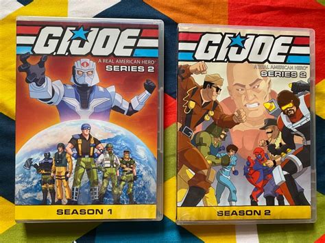 Gi Joe Series 2 Cartoons Dvd Set Complete Seasons 1 And 2 Hobbies