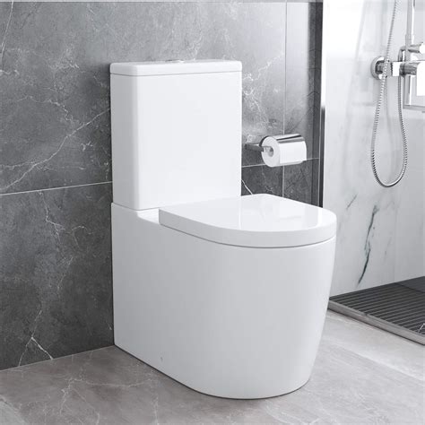 Nrg Close Coupled Two Piece Comfort Height Toilet And Soft Close Seat