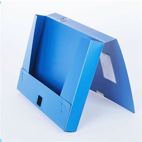 10 Pcs Office Supplies 2cm A4 Plastic File Box Document Folder