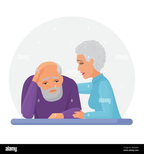 Husband And Wife Comforting Cut Out Stock Images And Pictures Alamy