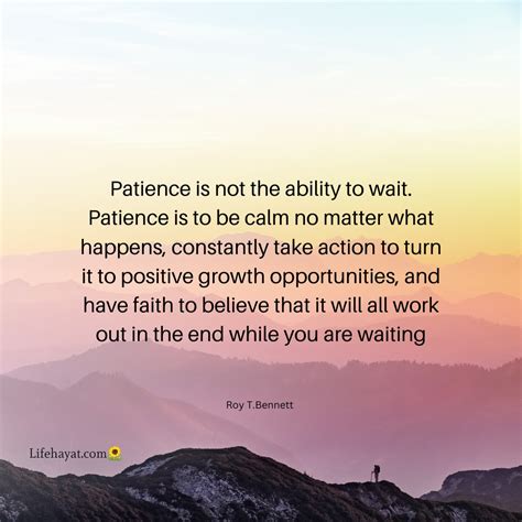 Have Patience Positive Quotes Life Hayat