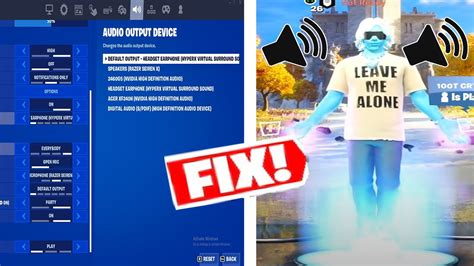 How To Fix Game Chat Audio In Fortnite Chapter 4 Voice Chat Not