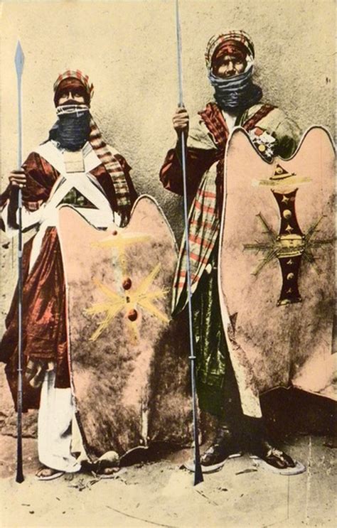 Africa Tuareg Warriors Tamanrasset Hoggar Algeria Vintage