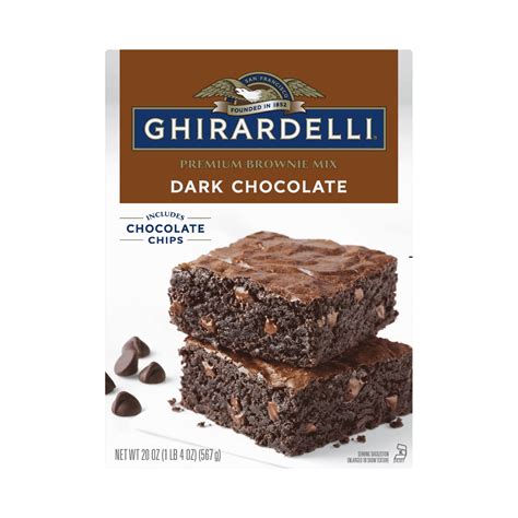 Ghirardelli Dark Chocolate Premium Brownie Mix 20 Oz