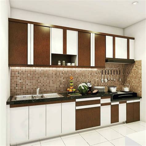 minimalis modern model kitchen set terbaru   kitchen