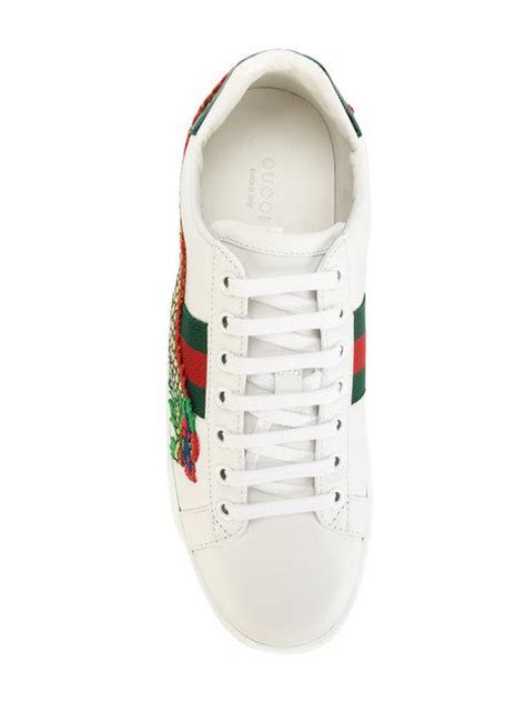 Gucci Ace Dragon Embroidered Sneakers In 8169 Modesens