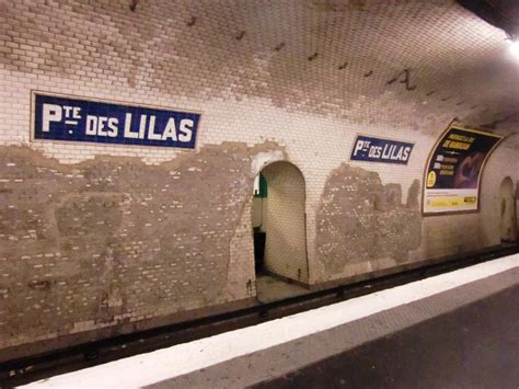 Station De Métro Porte Des Lilas Paris 19 ème Paris 20 ème 1921