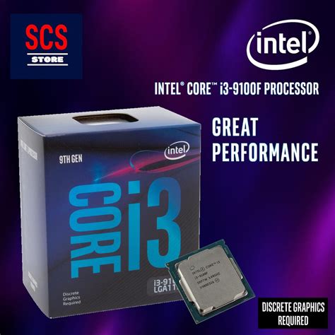 Intel Core I3 9100f 3 6ghz 6mb Lga1151 Processors Shopee Malaysia