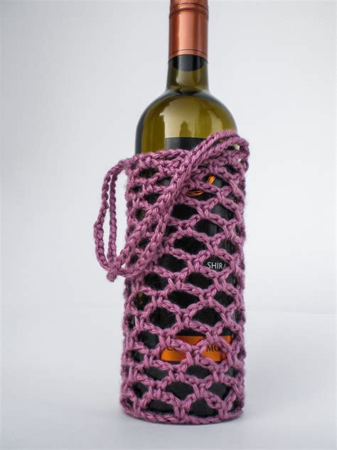Crochet Wine Bottle Holder Free Pattern Use Any Yarn In Your Stash To Make This Christmas Gnome