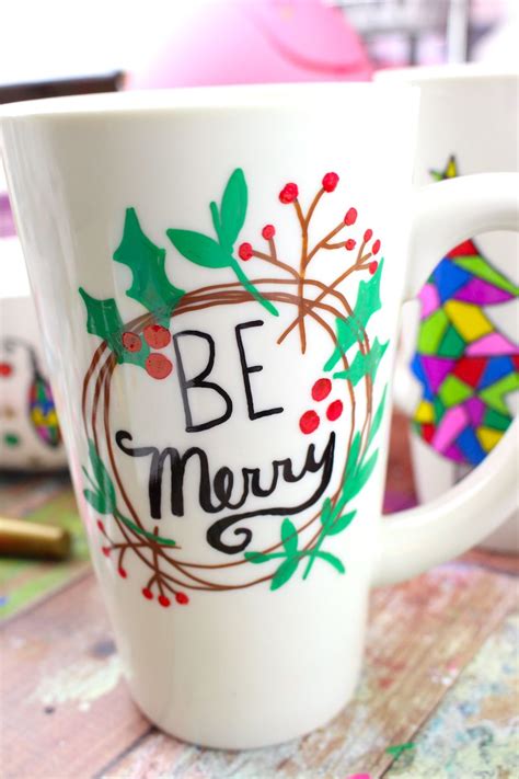 √ Decorate Mugs With Sharpies