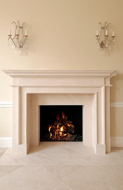 elegant fireplace traditional living room boston